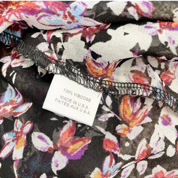 MISA Los Angeles Fleur Mini Dress in Black Floral Size Medium - Picture 8 of 10